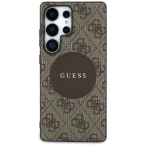 Kup Guess 4G Kerek F patch Klasszikus Logó MagSafe Samsung Galaxy S25 Ultra barna - GUE4291 - {ean13} - Sklep Home Screen