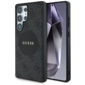 Buy Guess 4G Round Patch Classic Logo MagSafe Samsung Galaxy S25 Ultra black - GUE4292 - {ean13} - Home Screen Store Europe