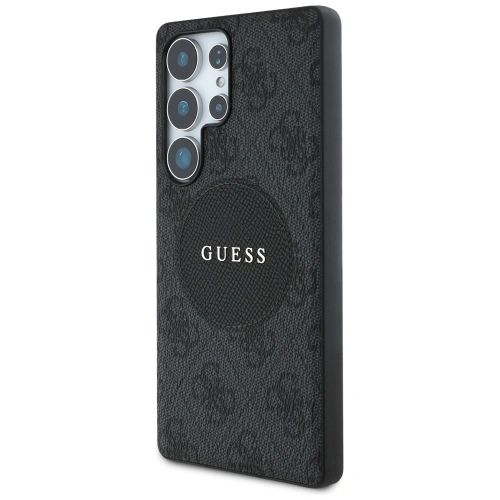 Kup Guess 4G Round Patch Logo Clasic MagSafe Samsung Galaxy S25 Ultra negru - GUE4292 - {ean13} - Sklep Home Screen