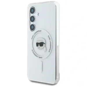 Kup Karl Lagerfeld Buton Karl Cap Tipărit Logo MagSafe Samsung Galaxy S25 alb - KLD21884 - {ean13} - Sklep Home Screen