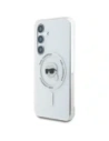 Buy Karl Lagerfeld Button Karl Head Printed Logo MagSafe Samsung Galaxy S25 white - KLD21884 - {ean13} - Home Screen Store Europe