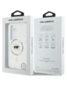 Buy Karl Lagerfeld Button Karl Head Printed Logo MagSafe Samsung Galaxy S25 white - KLD21884 - {ean13} - Home Screen Store Europe