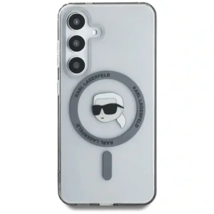 Kup Etui Karl Lagerfeld Button Karl Head Printed Logo MagSafe do Samsung Galaxy S25 czarny - KLD21885 - {ean13} - Sklep Home Screen