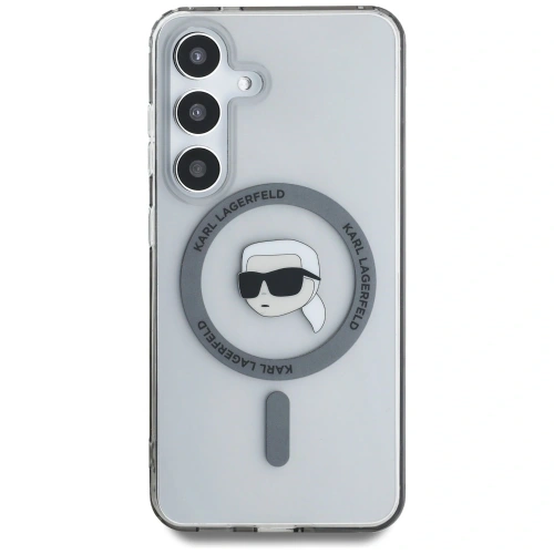 Kup Etui Karl Lagerfeld Button Karl Head Printed Logo MagSafe do Samsung Galaxy S25 černé - KLD21885 - {ean13} - Sklep Home Screen
