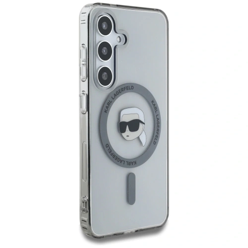 Kup Etui Karl Lagerfeld Button Karl Head Printed Logo MagSafe do Samsung Galaxy S25 czarny - KLD21885 - {ean13} - Sklep Home Screen