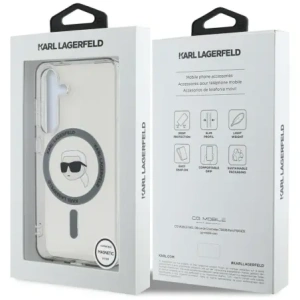 Buy Karl Lagerfeld Button Karl Head Printed Logo MagSafe Samsung Galaxy S25 black - KLD21885 - {ean13} - Home Screen Store Europe