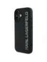 Buy Karl Lagerfeld HC 3D Rubber Elongated Glitter Apple iPhone 16 black - KLD21886 - {ean13} - Home Screen Store Europe
