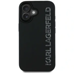 Kup Karl Lagerfeld HC 3D Gumi Hosszú Csillám Apple iPhone 16 fekete - KLD21886 - {ean13} - Sklep Home Screen