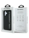 Buy Karl Lagerfeld HC 3D Rubber Elongated Glitter Apple iPhone 16 black - KLD21886 - {ean13} - Home Screen Store Europe