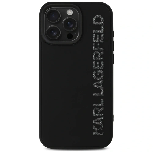 Kup Karl Lagerfeld HC 3D Gummi Verlängert Glitter Apple iPhone 16 Pro schwarz - KLD21887 - {ean13} - Sklep Home Screen