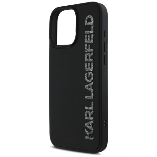 Kup Karl Lagerfeld HC 3D Gummi Verlängert Glitter Apple iPhone 16 Pro schwarz - KLD21887 - {ean13} - Sklep Home Screen