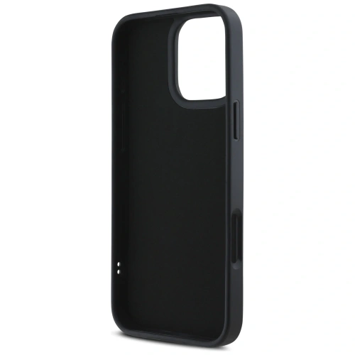 Buy Karl Lagerfeld HC 3D Rubber Elongated Glitter Apple iPhone 16 Pro black - KLD21887 - {ean13} - Home Screen Store Europe