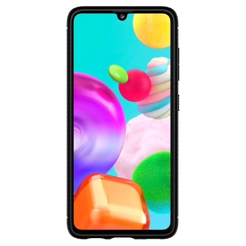 Kup Spigen Samsung Tasche Rugged Armor Galaxy A41 Mattschwarz - SPN1100BLK - {ean13} - Sklep Home Screen