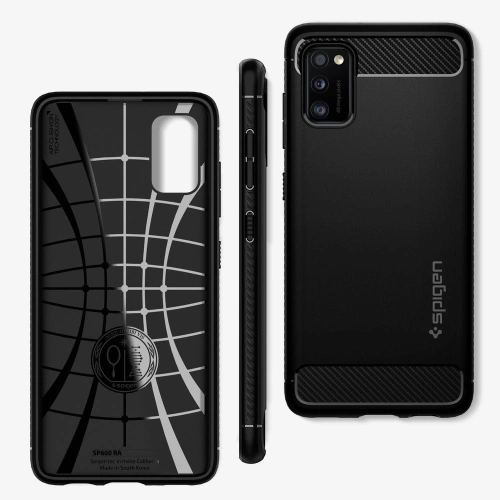 Kup Spigen Samsung Tasche Rugged Armor Galaxy A41 Mattschwarz - SPN1100BLK - {ean13} - Sklep Home Screen