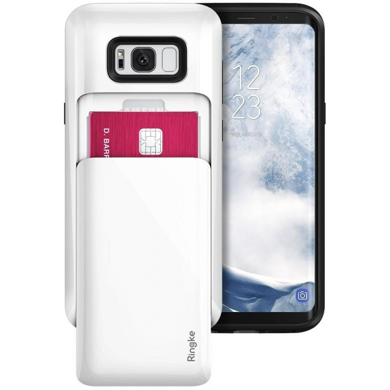 Kup Etui Ringke Acces Wallet Samsung Galaxy S8 Plus Gloss White - 8809525019540 - RGK440GLS - Homescreen.pl