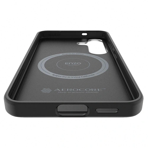 Kup Samsung Spigen Enzo Aramid Magnet Galaxy S25 schwarz-silber - SMG1274 - {ean13} - Sklep Home Screen