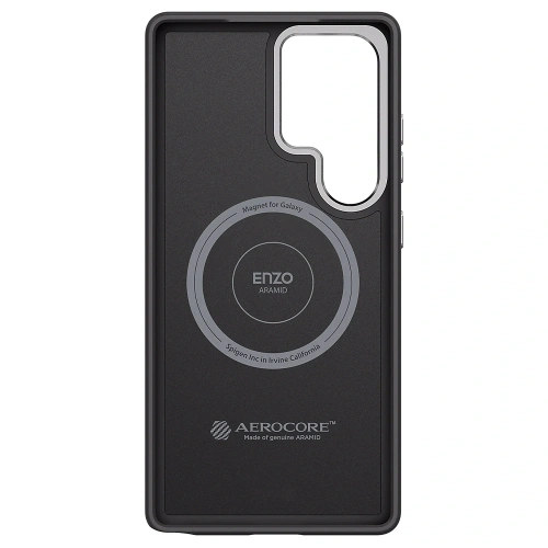 Buy Samsung Spigen Enzo Aramid Magnet Galaxy S25 Ultra black-silver - SMG1275 - {ean13} - Home Screen Store Europe