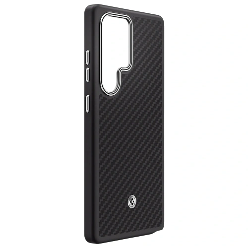 Buy Samsung Spigen Enzo Aramid Magnet Galaxy S25 Ultra black-silver - SMG1275 - {ean13} - Home Screen Store Europe