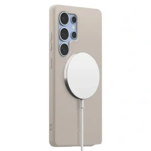 Kup Spigen Szilikon Fit Mag MagSafe Samsung Galaxy S25 Ultra Természetes Titán - SPN16641 - {ean13} - Sklep Home Screen