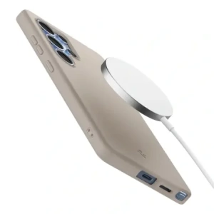 Kup Etui Spigen Silicone Fit Mag MagSafe Samsung Galaxy S25 Ultra Natural Titanium - SPN16641 - {ean13} - Sklep Home Screen
