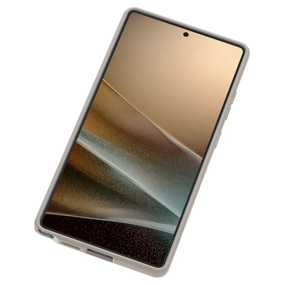 Etui Spigen Silicone Fit Mag MagSafe Samsung Galaxy S25 Ultra Natural Titanium