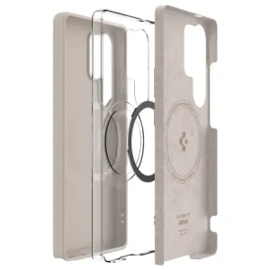 Kup Spigen Szilikon Fit Mag MagSafe Samsung Galaxy S25 Ultra Természetes Titán - SPN16641 - {ean13} - Sklep Home Screen