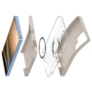 Kup Spigen Szilikon Fit Mag MagSafe Samsung Galaxy S25 Ultra Természetes Titán - SPN16641 - {ean13} - Sklep Home Screen