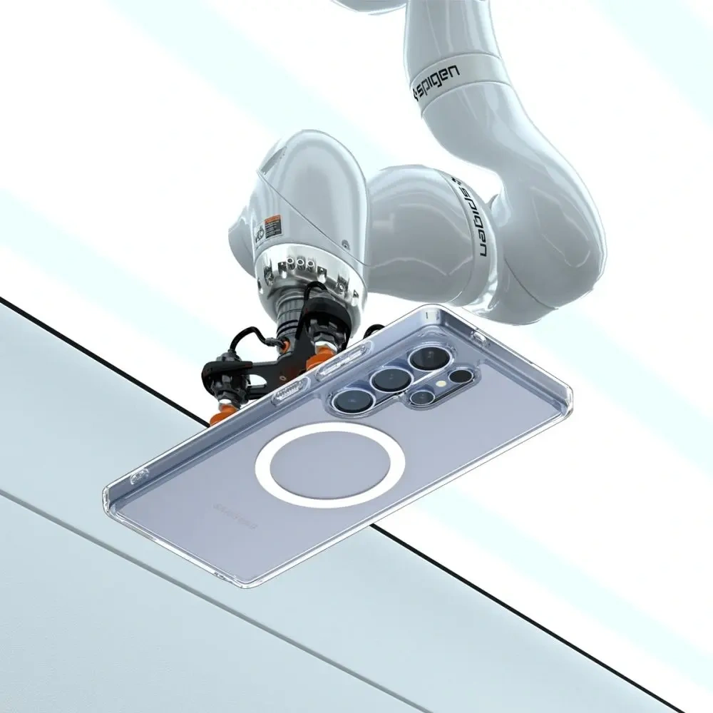 Etui Spigen Ultra Hybrid Mag MagSafe Samsung Galaxy S25 Ultra Clear/white