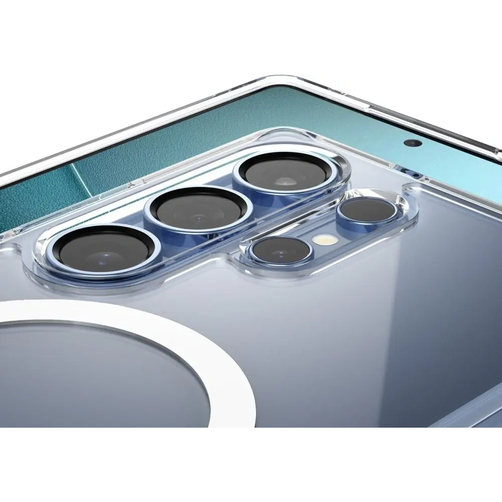 Etui Spigen Ultra Hybrid Mag MagSafe Samsung Galaxy S25 Ultra Clear/white