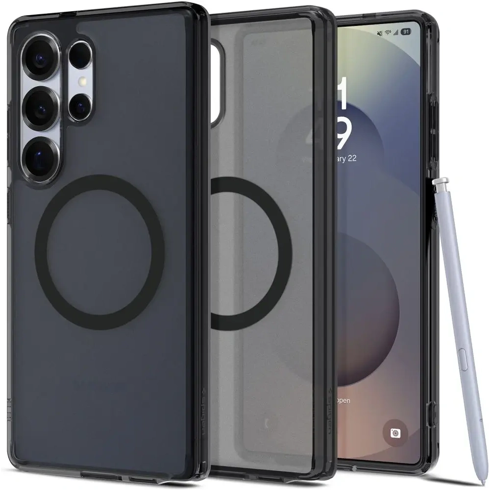 Etui Spigen Ultra Hybrid Mag MagSafe Samsung Galaxy S25 Ultra Frost Black