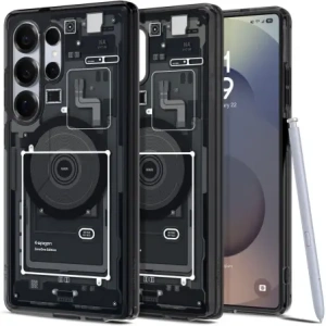 Buy Spigen Ultra Hybrid Mag MagSafe Samsung Galaxy S25 Ultra Zero One Black - SPN16644 - {ean13} - Home Screen Store Europe