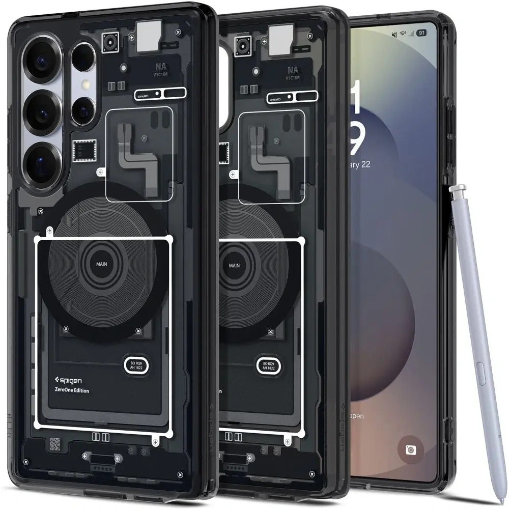 Etui Spigen Ultra Hybrid Mag MagSafe Samsung Galaxy S25 Ultra Zero One Black
