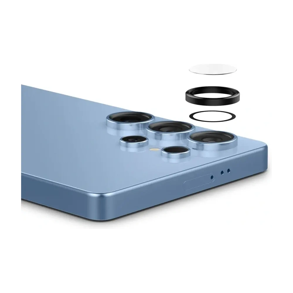 Szkło hartowane na aparat Spigen Optik Pro HD Glas.tr ez Fit Camera Protector Galaxy S25 Ultra Black [2 PACK]