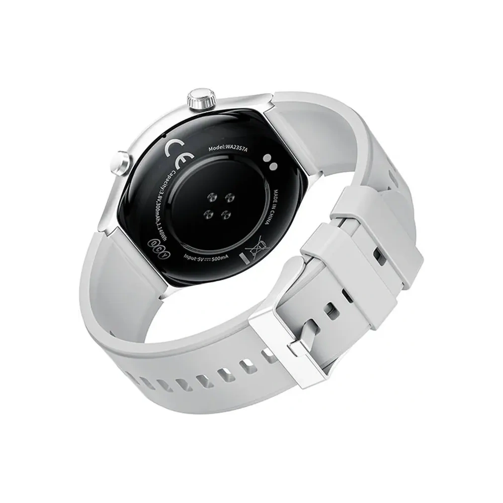 Smartwatch QCY GT3 S7 AMOLED 1.43" 3ATM (srebrny)