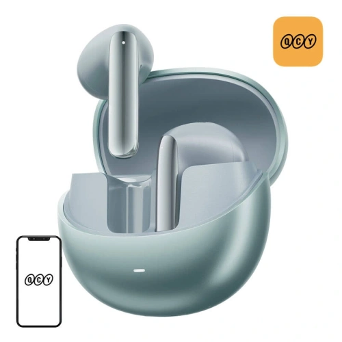 Kup Bezprzewodowe słuchawki douszne TWS QCY AilyBuds Pro+ HT10 Pro ANC Bluetooth 5.3 HFP, A2DP, AVRCP IPX5 (zielone) - QCY110 - {ean13} - Sklep Home Screen