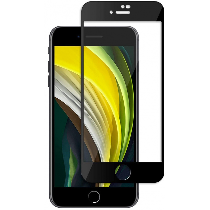 Buy Home Screen Glass Apple iPhone SE 2022/SE 2020/8/7 3D Full Cover Black - 5903068634901 - HSG223BLK - Homescreen.pl