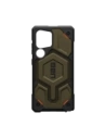 UAG Urban Armor Gear Monarch Pro Samsung Galaxy S25 Ultra 5G mit integriertem magnetischen Modul (Kevlar-Element grün)