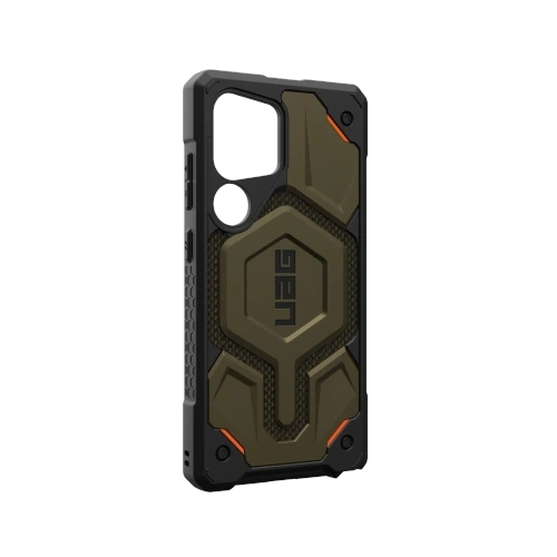 Buy UAG Urban Armor Gear Monarch Pro Samsung Galaxy S25 Ultra 5G with built-in magnetic module (kevlar element green) - UAG1470 - {ean13} - Home Screen Store Europe