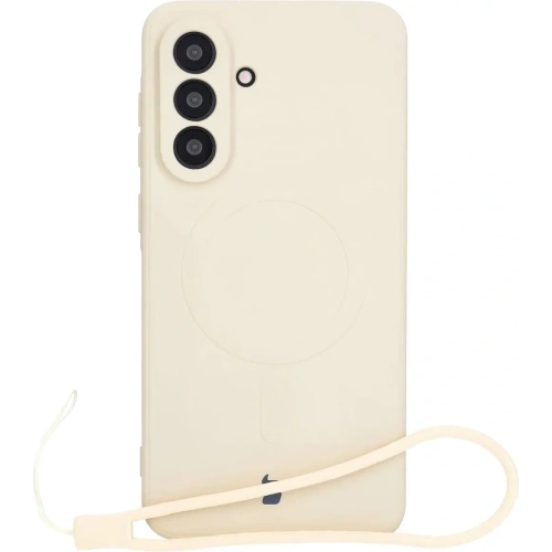 Kup Silikonový kryt s magnetickým kroužkem Bizon Case Silicone Magnetic Sq pro Samsung Galaxy A56 5G béžový - BIZ8315 - {ean13} - Sklep Home Screen