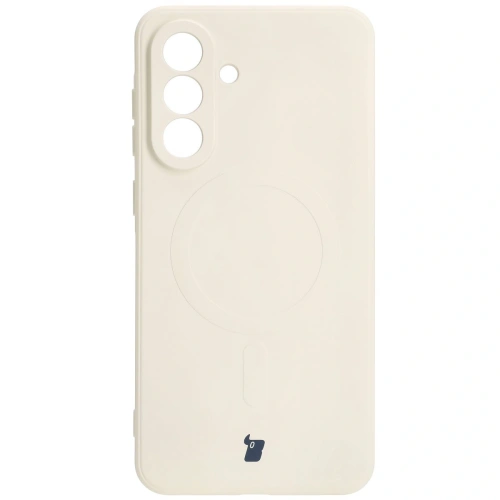 Kup Silikonový kryt s magnetickým kroužkem Bizon Case Silicone Magnetic Sq pro Samsung Galaxy A56 5G béžový - BIZ8315 - {ean13} - Sklep Home Screen