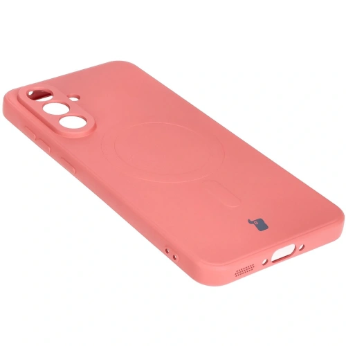 Kup Silikonowe etui z pierścieniem magnetycznym Bizon Case Silicone Magnetic Sq do Samsung Galaxy A56 5G brudnoróżowe - BIZ8316 - {ean13} - Sklep Home Screen
