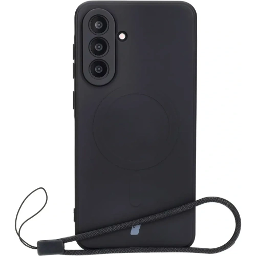 Kup Silikonový obal s magnetickým kroužkem Bizon Case Silicone Magnetic Sq pro Samsung Galaxy A56 5G černý - BIZ8318 - {ean13} - Sklep Home Screen