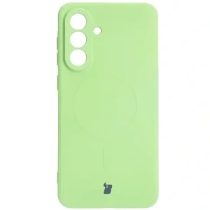 Buy Bizon Case Silicone Magnetic Sq Samsung Galaxy A56 5G light green - BIZ8320 - {ean13} - Home Screen Store Europe
