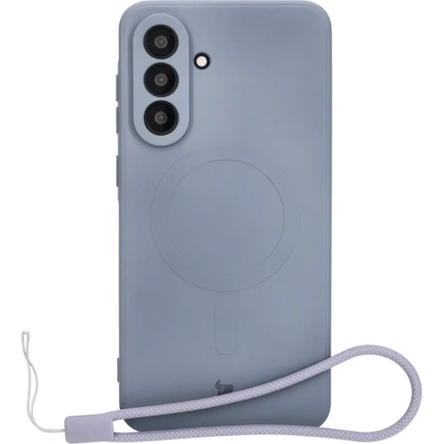 Kup Silikonowe etui z pierścieniem magnetycznym Bizon Case Silicone Magnetic Sq do Samsung Galaxy A56 5G szare - BIZ8321 - {ean13} - Sklep Home Screen