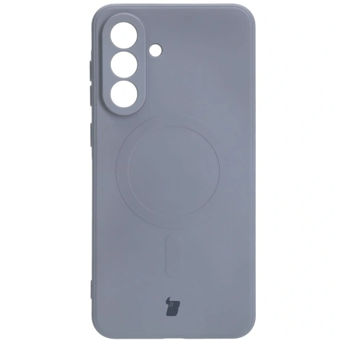 Kup Silikonowe etui z pierścieniem magnetycznym Bizon Case Silicone Magnetic Sq do Samsung Galaxy A56 5G szare - BIZ8321 - {ean13} - Sklep Home Screen