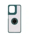 Kup Etui z uchwytem na palec Bizon Case Hybrid Ring do Motorola Moto G75 5G zakouřené s tmavě zeleným rámečkem - BIZ8322 - {ean13} - Sklep Home Screen