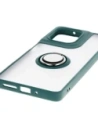 Kup Etui z uchwytem na palec Bizon Case Hybrid Ring do Motorola Moto G75 5G zakouřené s tmavě zeleným rámečkem - BIZ8322 - {ean13} - Sklep Home Screen