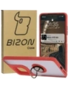 Kup Bizon Case Hybrid Ring Motorola Moto G75 5G rauchig mit einem roten Rahmen - BIZ8323 - {ean13} - Sklep Home Screen