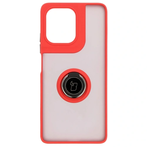 Kup Bizon Case Hybrid Ring Motorola Moto G75 5G rauchig mit einem roten Rahmen - BIZ8323 - {ean13} - Sklep Home Screen