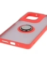 Kup Bizon Case Hybrid Ring Motorola Moto G75 5G rauchig mit einem roten Rahmen - BIZ8323 - {ean13} - Sklep Home Screen